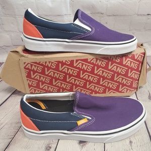 Vans Unisex Classic Slip-On Multi-Color - Women's 7.5 / Men's 6